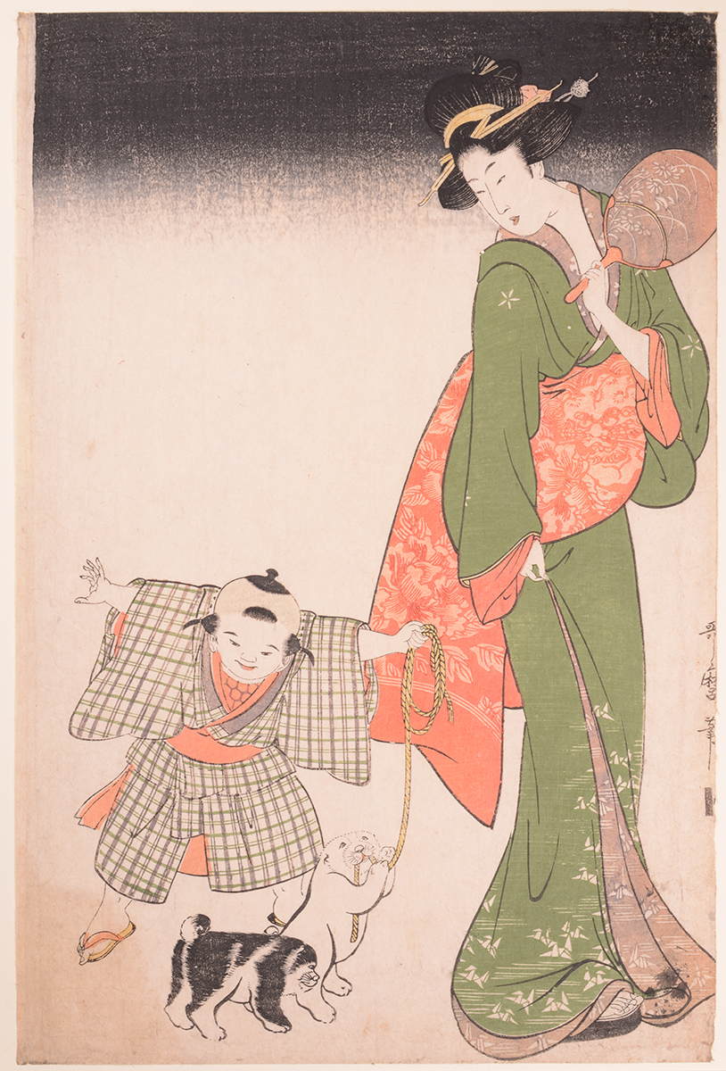 喜多川歌麿（夏の宵）（北九州市立美術館蔵）※後期展示